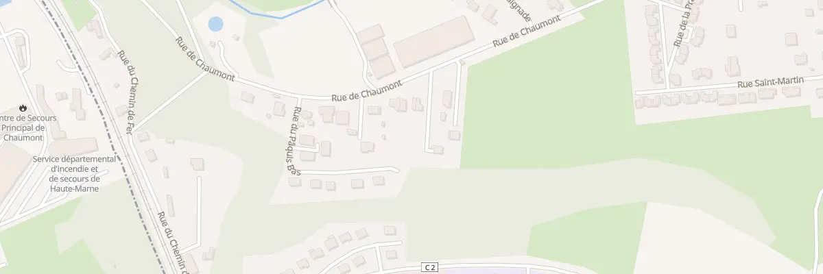 Plan du 29 Rue de Chaumont à Chamarandes-Choignes