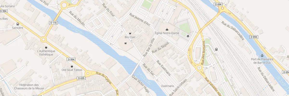 Plan du 8 Rue Bar la Ville à Bar-le-Duc