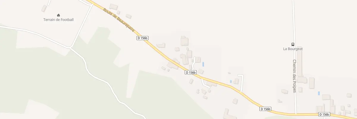 Plan du 704 Rte de Beaurepaire à Thodure