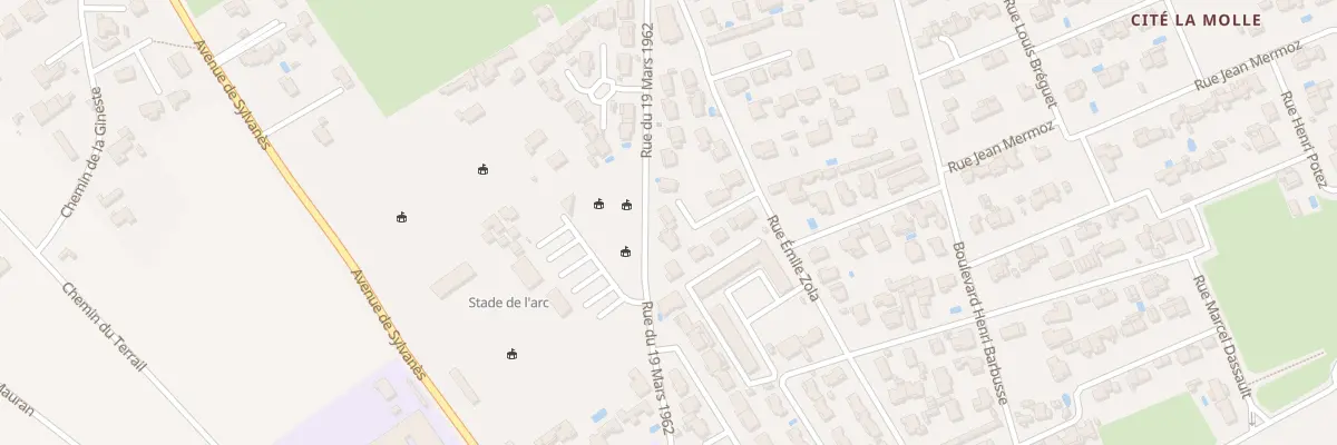 Plan du 6 Rue Emile Zola à Berre-l’Étang