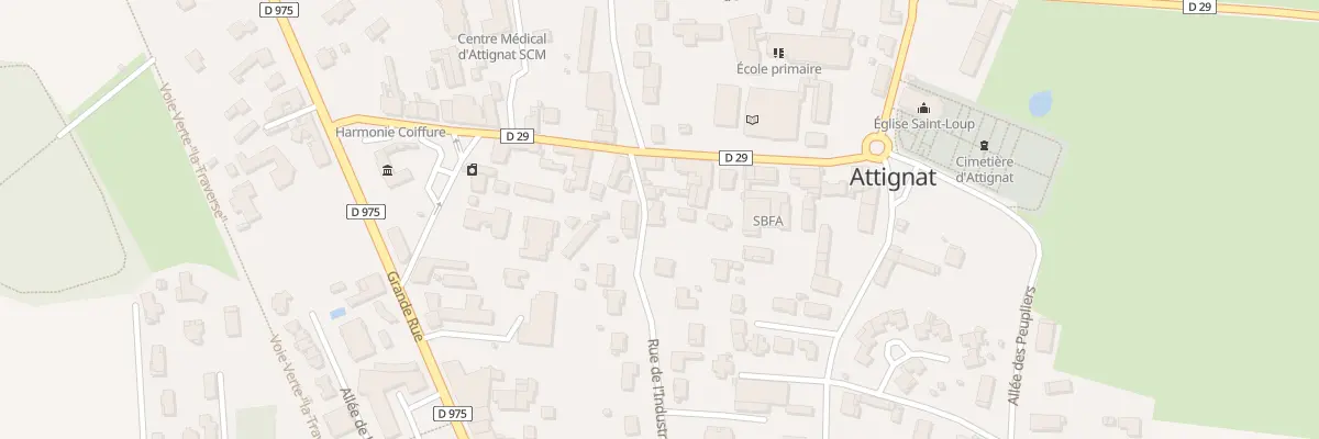 Plan du 47 Rue de l’Industrie à Attignat