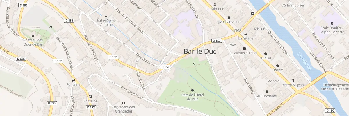 Plan du 45 Rue du Docteur Nève à Bar-le-Duc