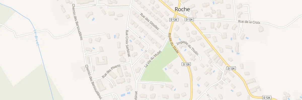 Plan du 111 Rue Bellevue à Roche
