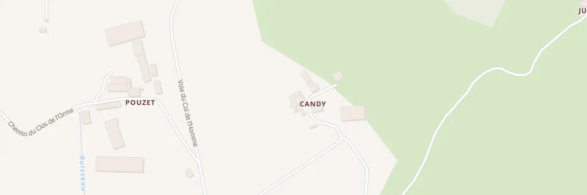 Plan de Candy à Allan