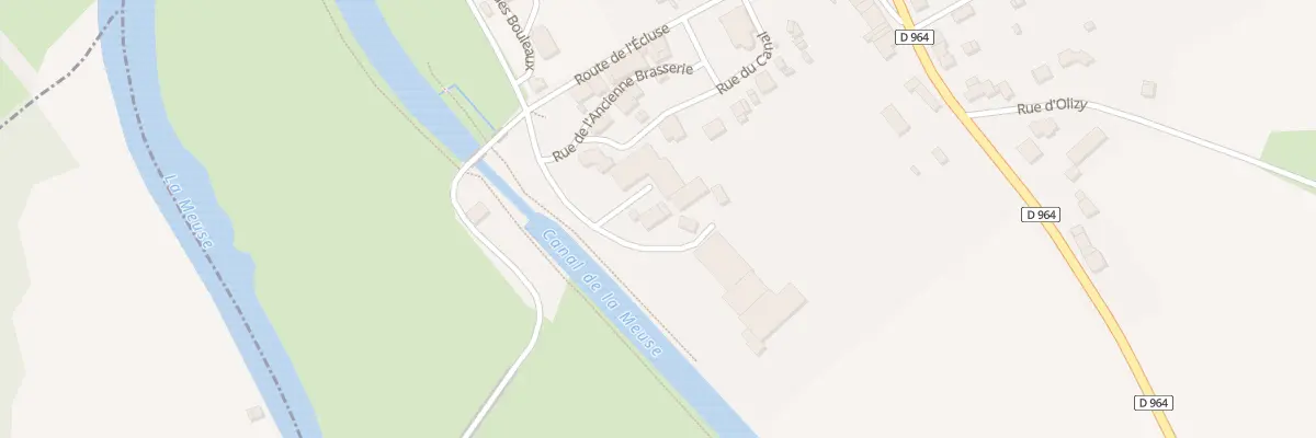 Plan du 2 Rue du Moulinet à Inor