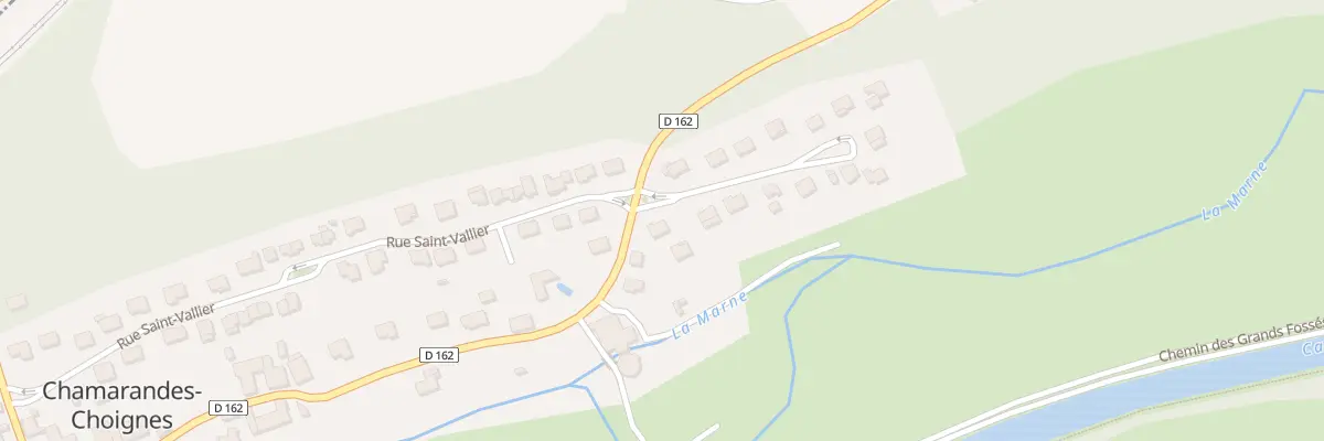 Plan du 2 Rue la Fauconniere à Chamarandes-Choignes