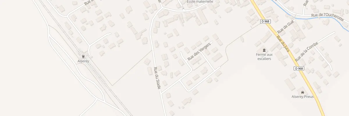 Plan du 5 Rue des Vergers à Aiserey
