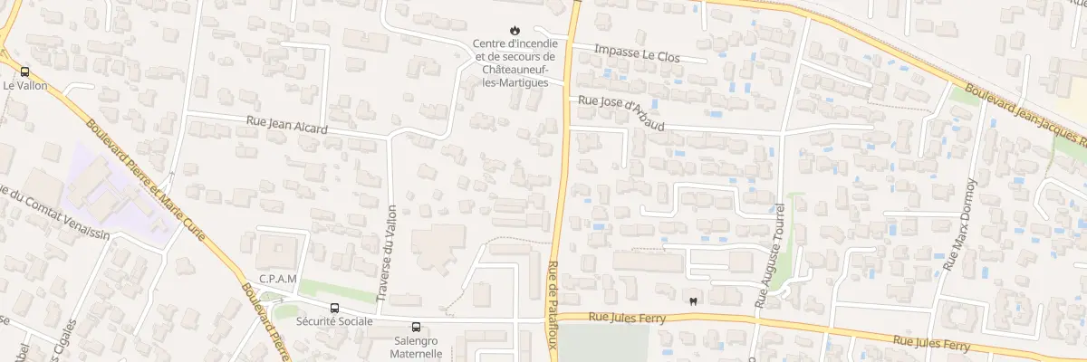 Plan du 7A Rue de Patafloux à Châteauneuf-les-Martigues