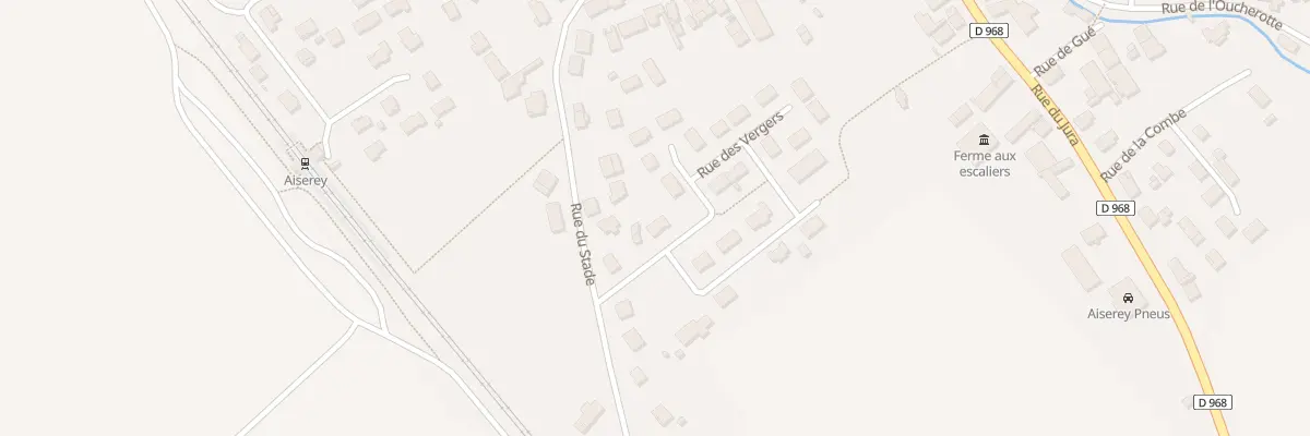 Plan du 1 Rue des Vergers à Aiserey