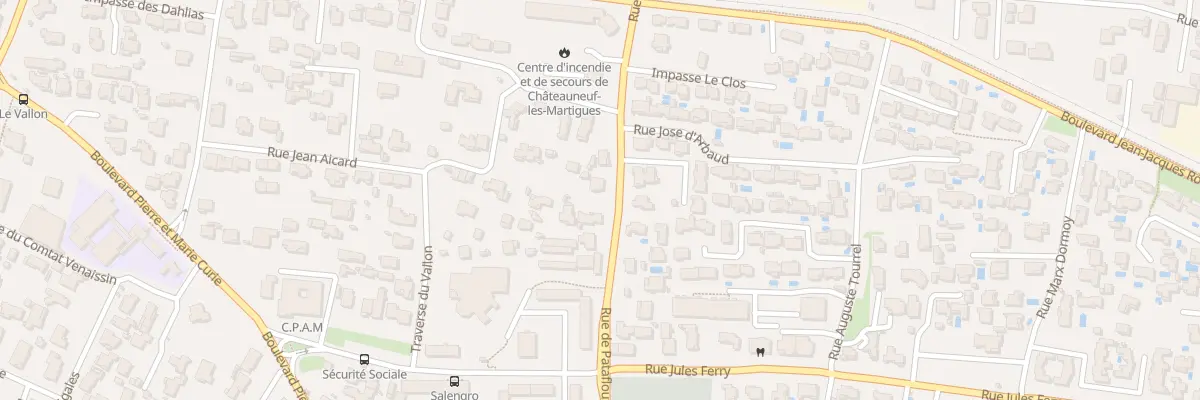 Plan du 9 Rue de Patafloux à Châteauneuf-les-Martigues