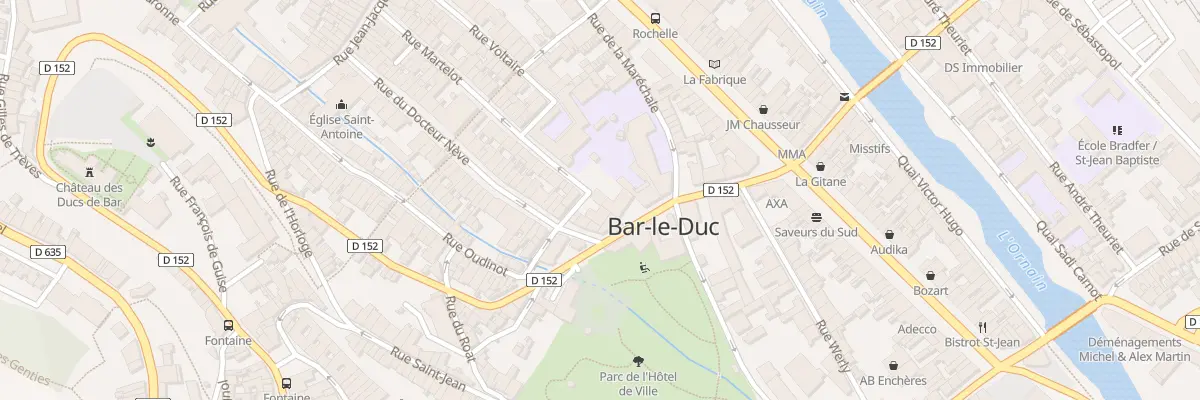 Plan du 44B Rue Martelot à Bar-le-Duc