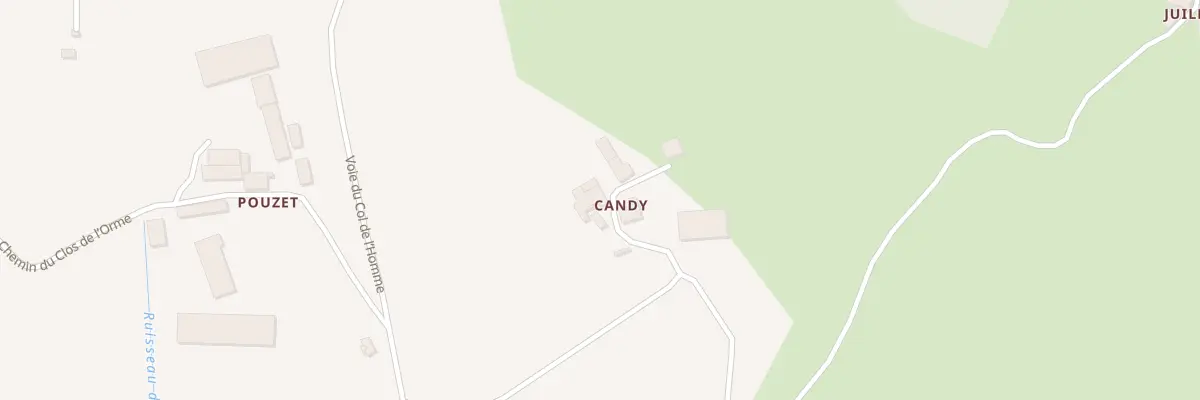 Plan du 5014 Candy à Allan