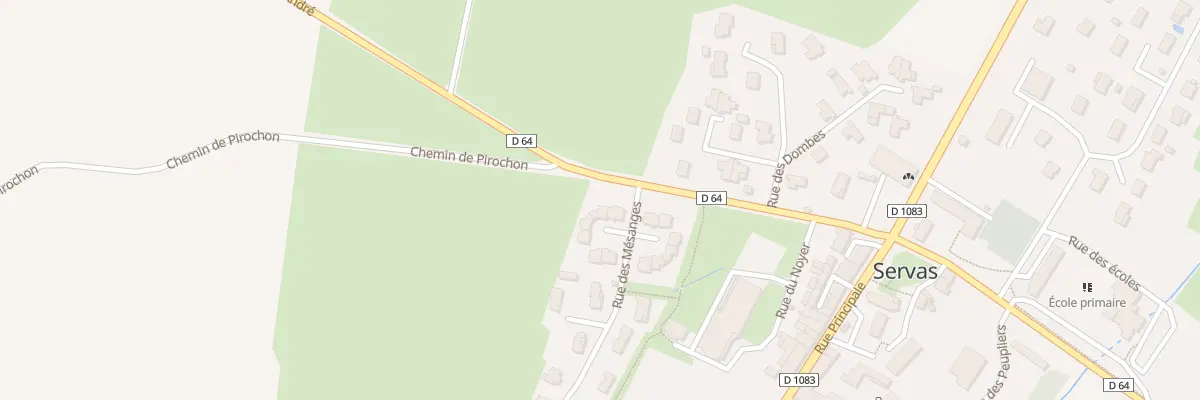 Plan du 11 Rue des Mésanges à Servas