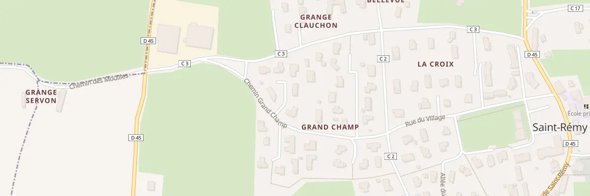Plan du 54 Imp des Erables à Saint-Rémy