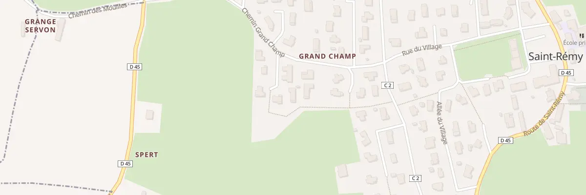 Plan du 59 All du Bois à Saint-Rémy