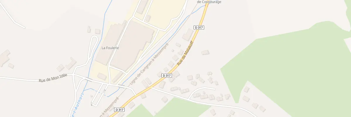 Plan du 17 Rue de Malakoff à Carignan