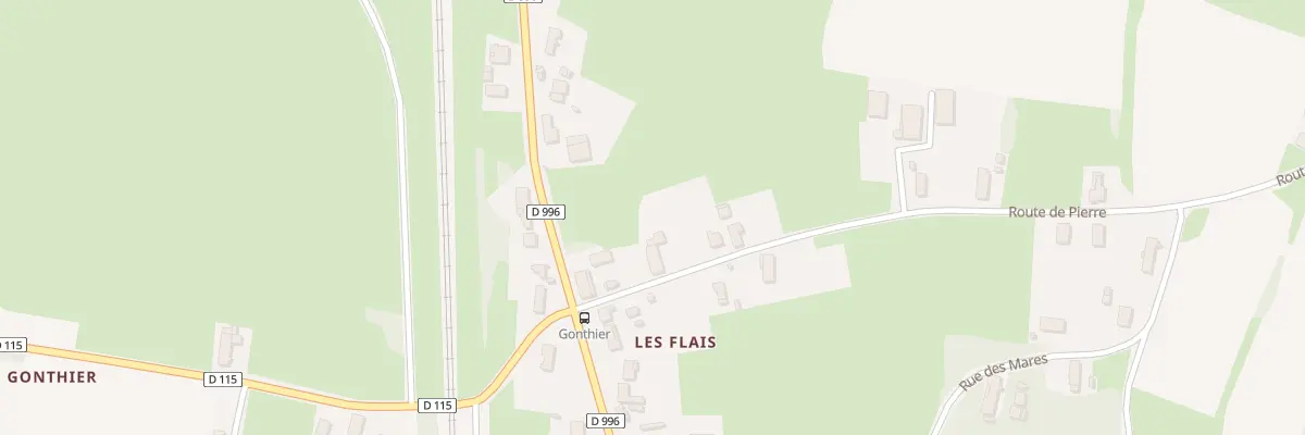 Plan du 3 Rte de Pierre à Saint-Bonnet-en-Bresse