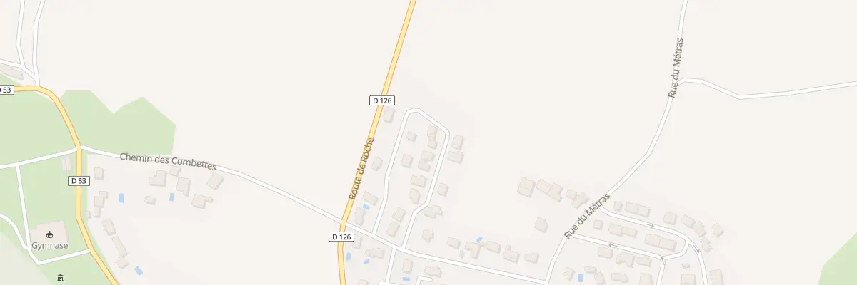 Plan du 170 Che des Combettes à Artas