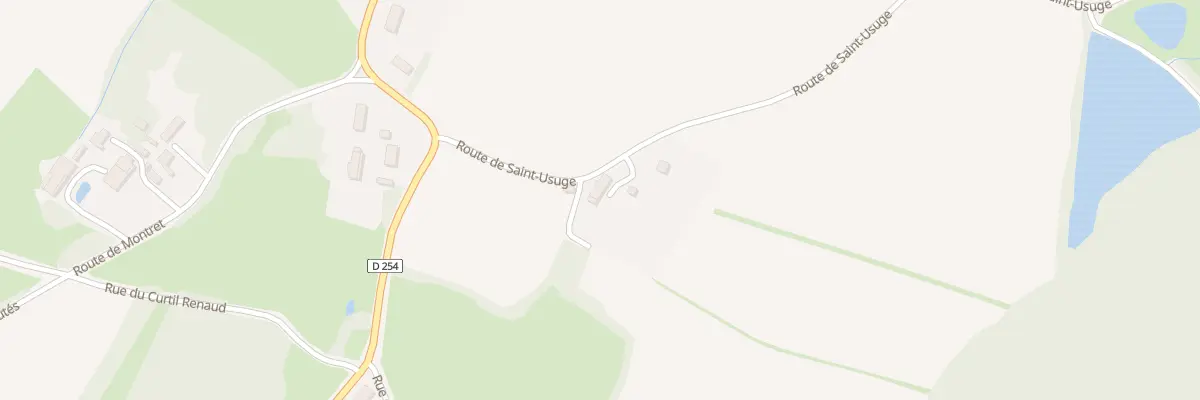 Plan du 140 Rte de Saint-Usuge à Juif