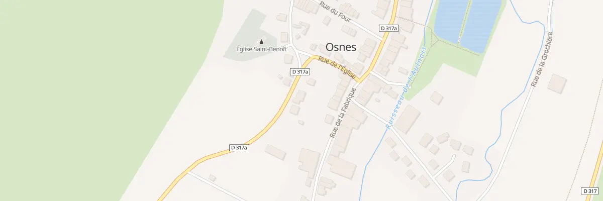 Plan du 3 Le Village à Osnes