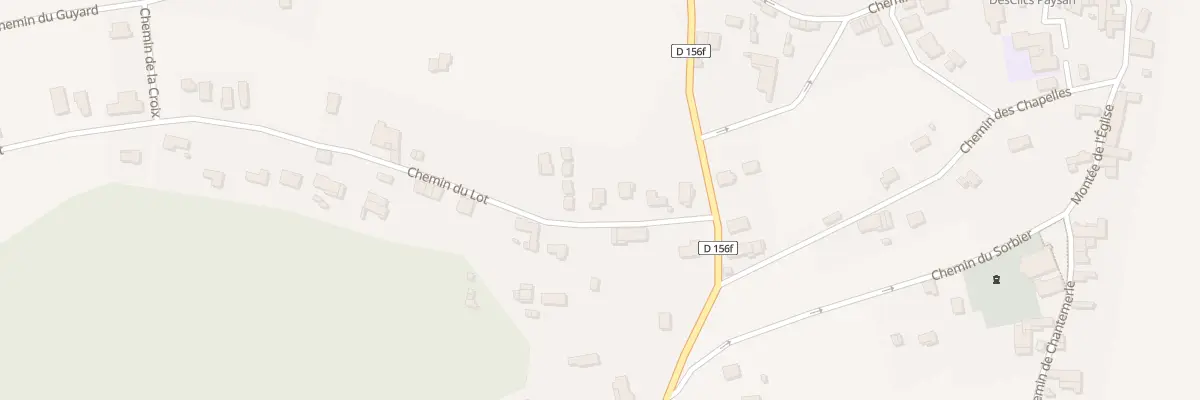 Plan du 84 Che du Lot à Faramans
