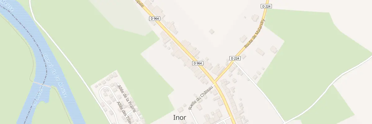 Plan du 37 Rte Principale à Inor