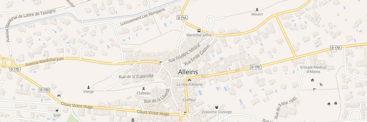 Plan du 5001 Pl de la République à Alleins