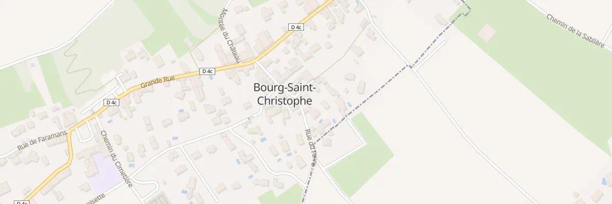 Plan du 121B Rue du Favre à Bourg-Saint-Christophe