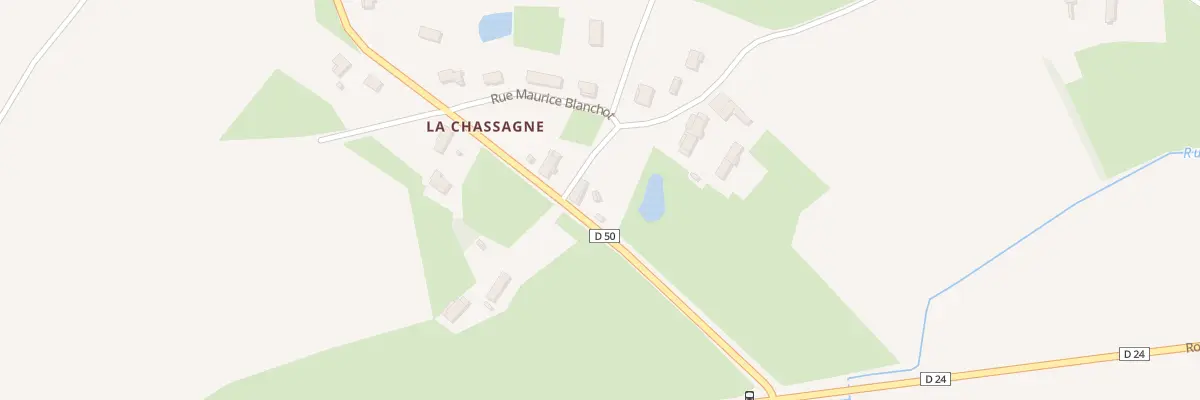 Plan du 23 Rte de la Chassagne à Devrouze