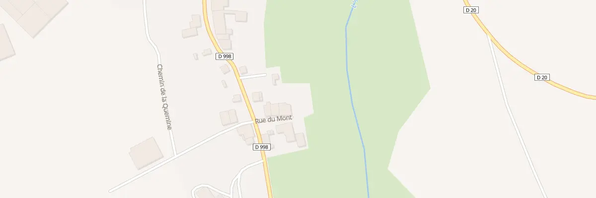 Plan du 1 Rue du Mont à Nubécourt