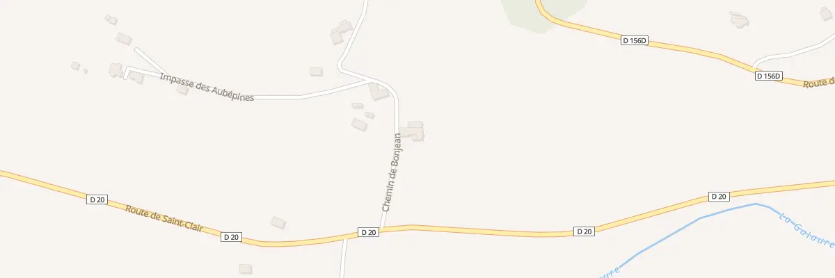 Plan du 102 Che de Bonjean à Montfalcon