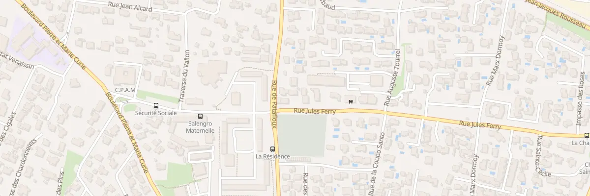 Plan du 10B Rue Jules Ferry à Châteauneuf-les-Martigues