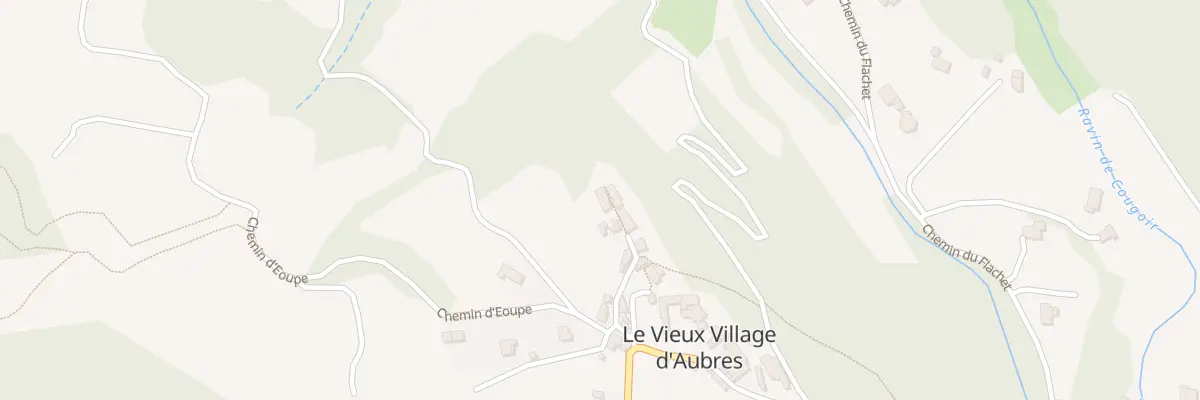 Plan du 5120 Le Village à Aubres