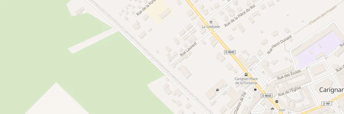 Plan du 12 Rue Laurent à Carignan