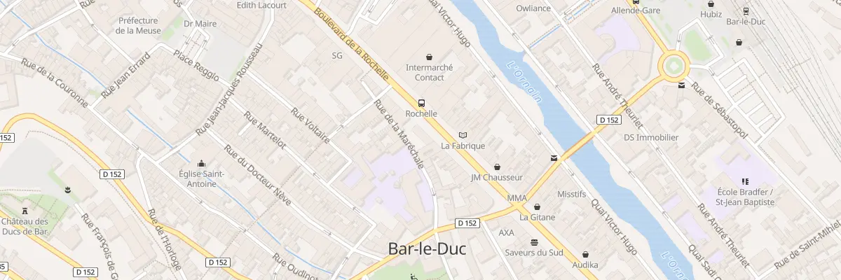 Plan du 47 Bd de la Rochelle à Bar-le-Duc