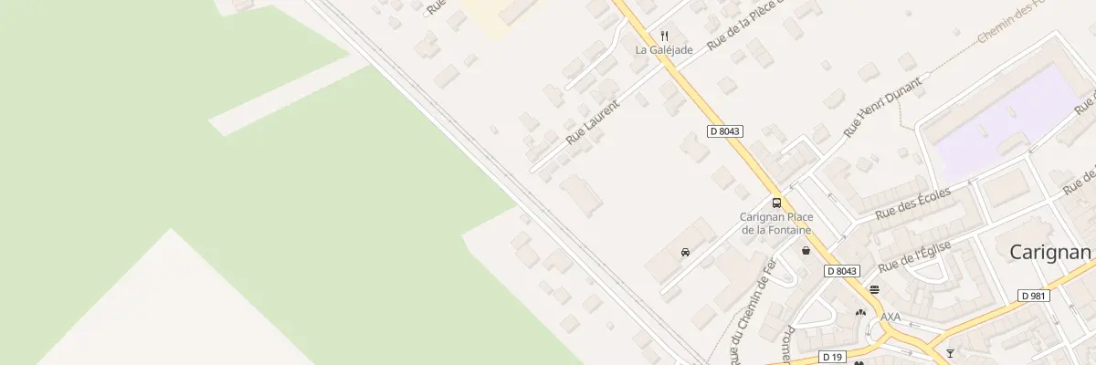 Plan du 9 Rue Laurent à Carignan