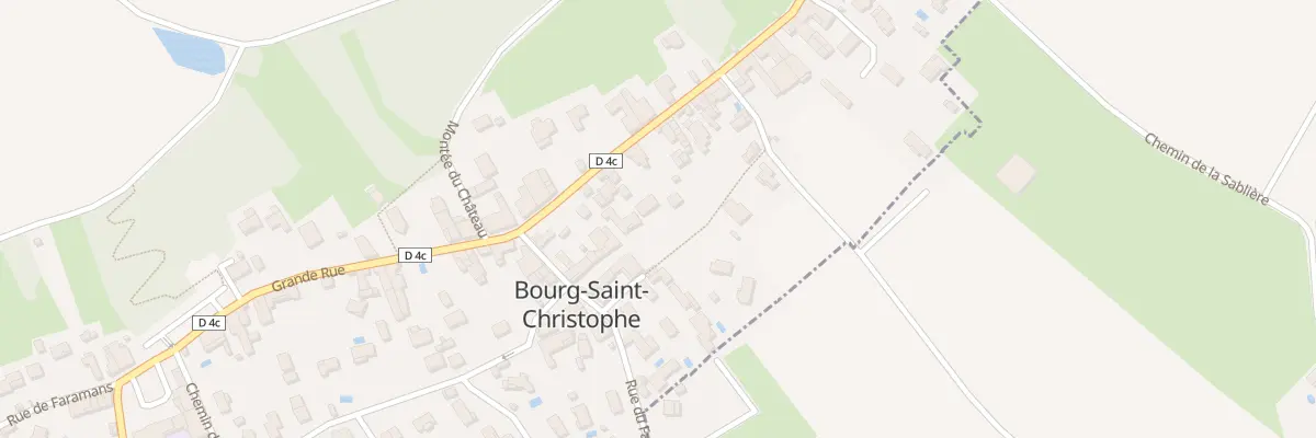Plan du 372B Grande Rue à Bourg-Saint-Christophe