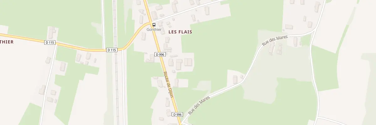 Plan du 20 Rte de Dijon à Saint-Bonnet-en-Bresse
