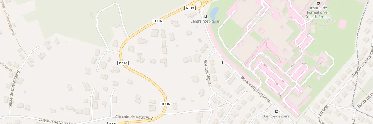 Plan du 52 Rue des Vignes à Bar-le-Duc
