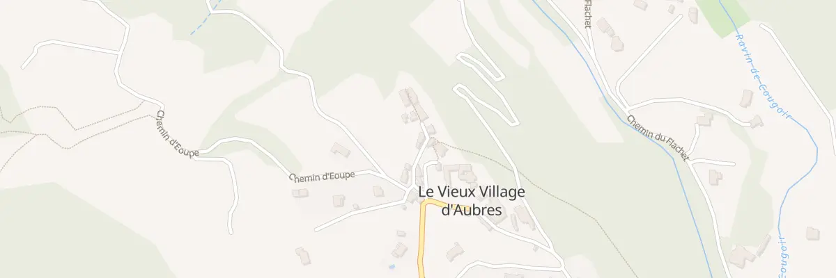 Plan du 5075 Le Village à Aubres