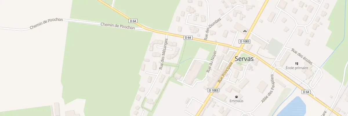 Plan du 5 Rue des Mésanges à Servas
