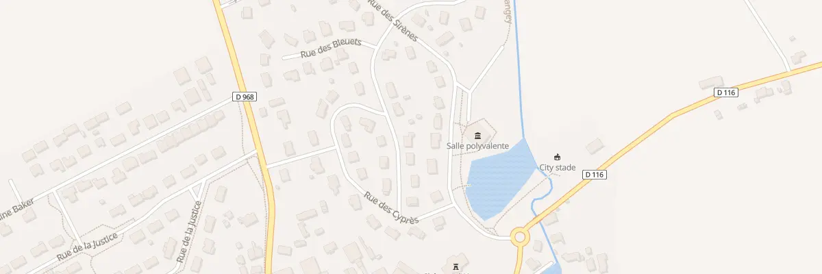 Plan du 8 Rue des Violettes à Aiserey