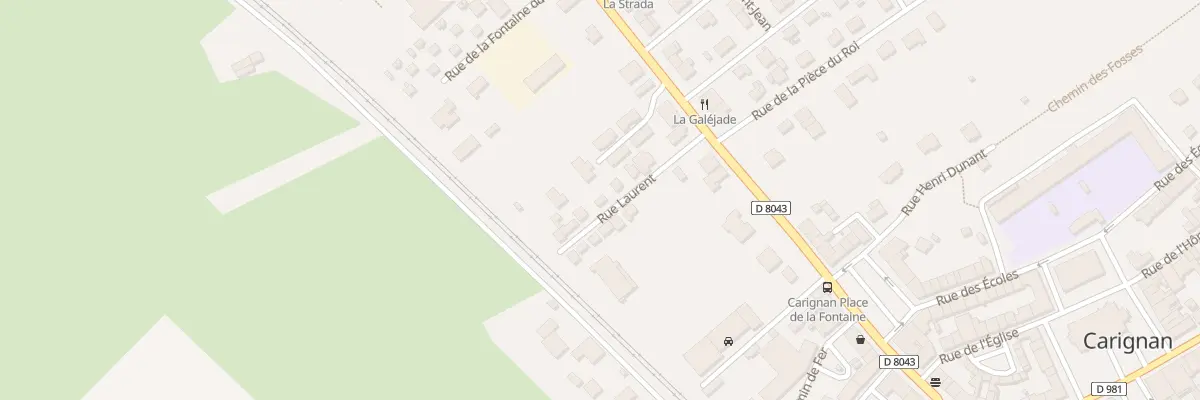 Plan du 8 Rue Laurent à Carignan