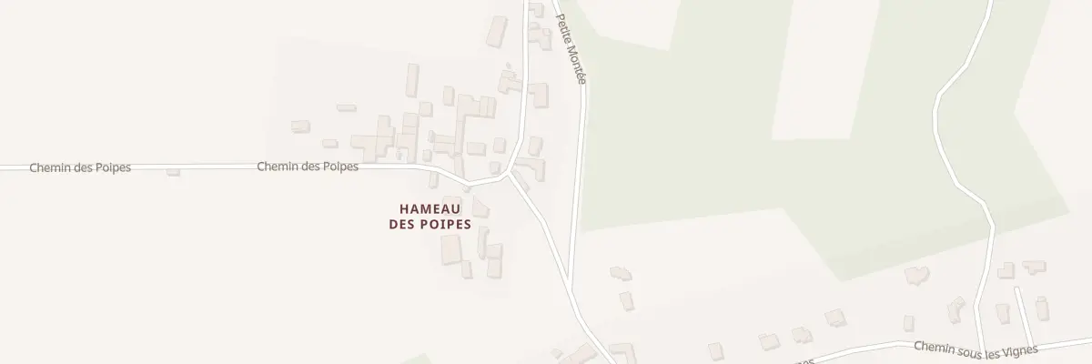 Plan du 436 Che des Poipes à Marcilloles