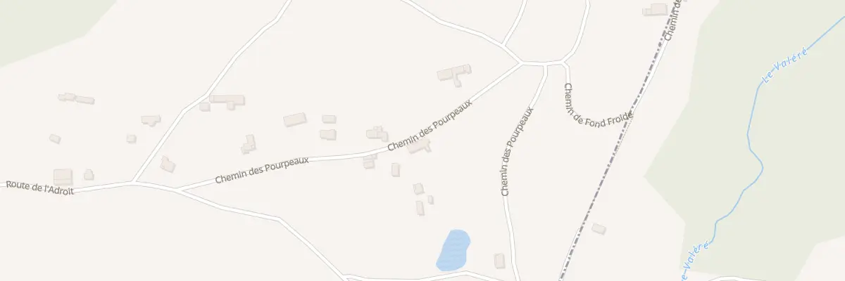 Plan du 204 Che des Pourpeaux à Valherbasse