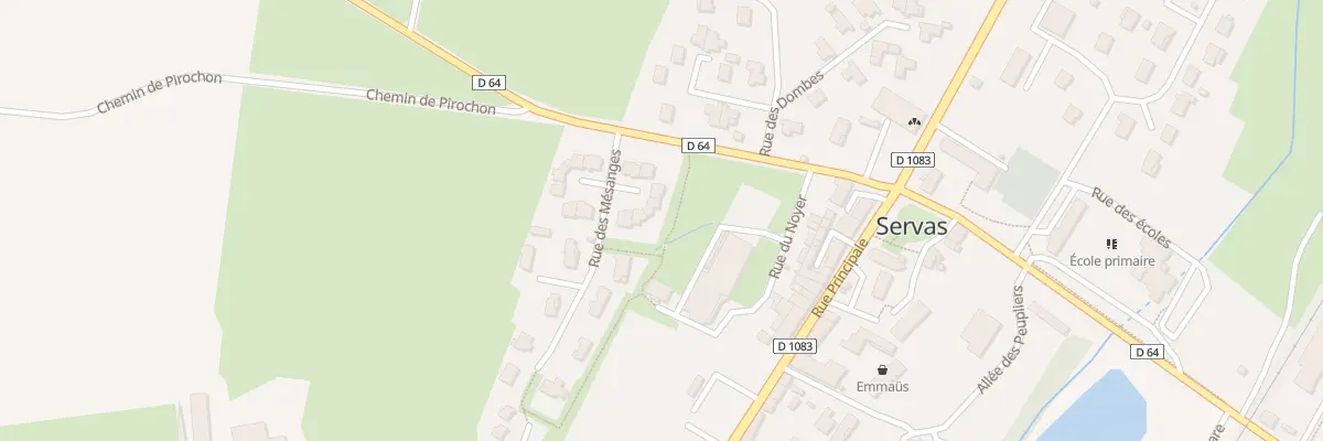 Plan du 4 Rue des Mésanges à Servas