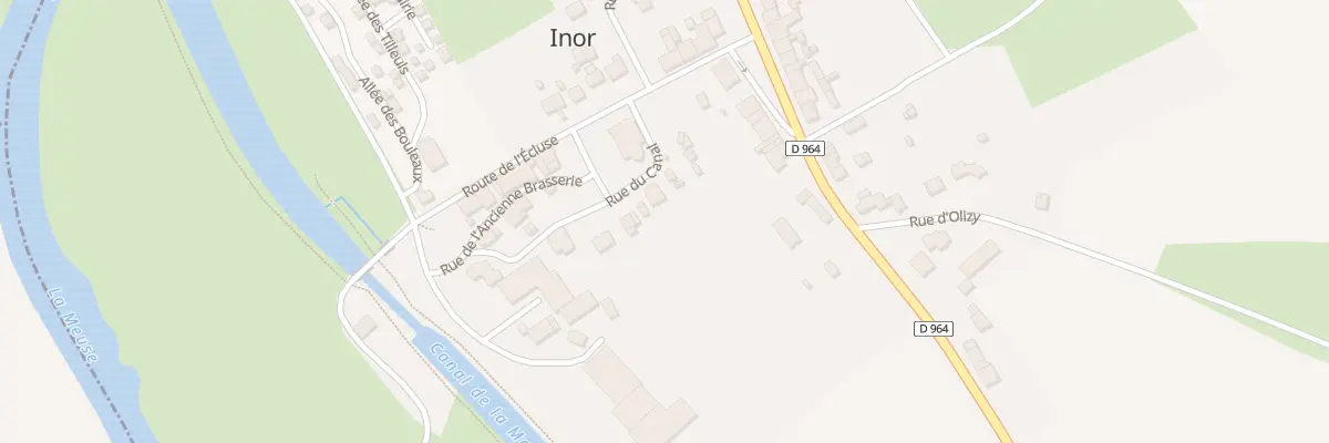Plan du 10 Rue du Canal à Inor