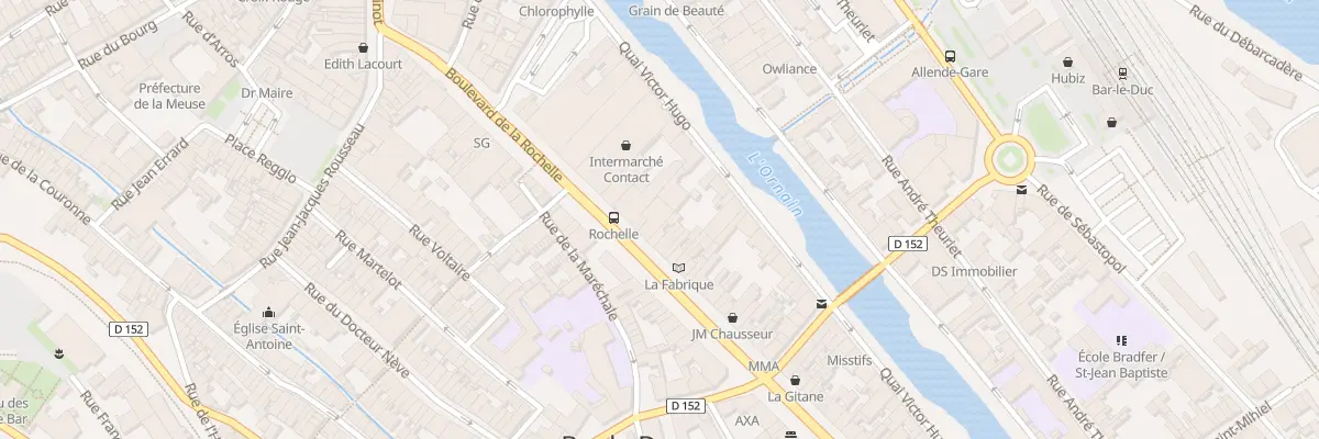 Plan du 34 Bd de la Rochelle à Bar-le-Duc