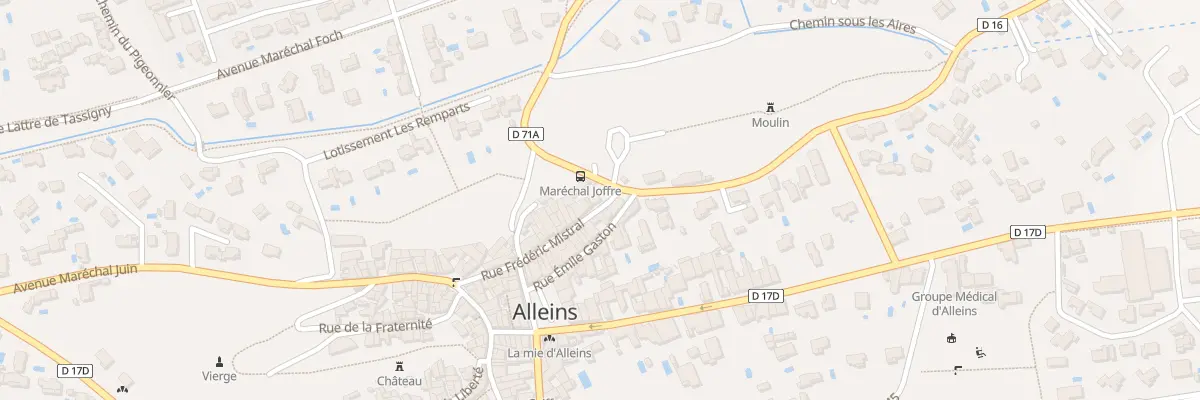 Plan du 5003 Rue Frédéric Mistral à Alleins