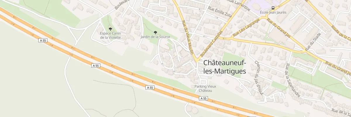 Plan du 15 Vc des Ruines à Châteauneuf-les-Martigues